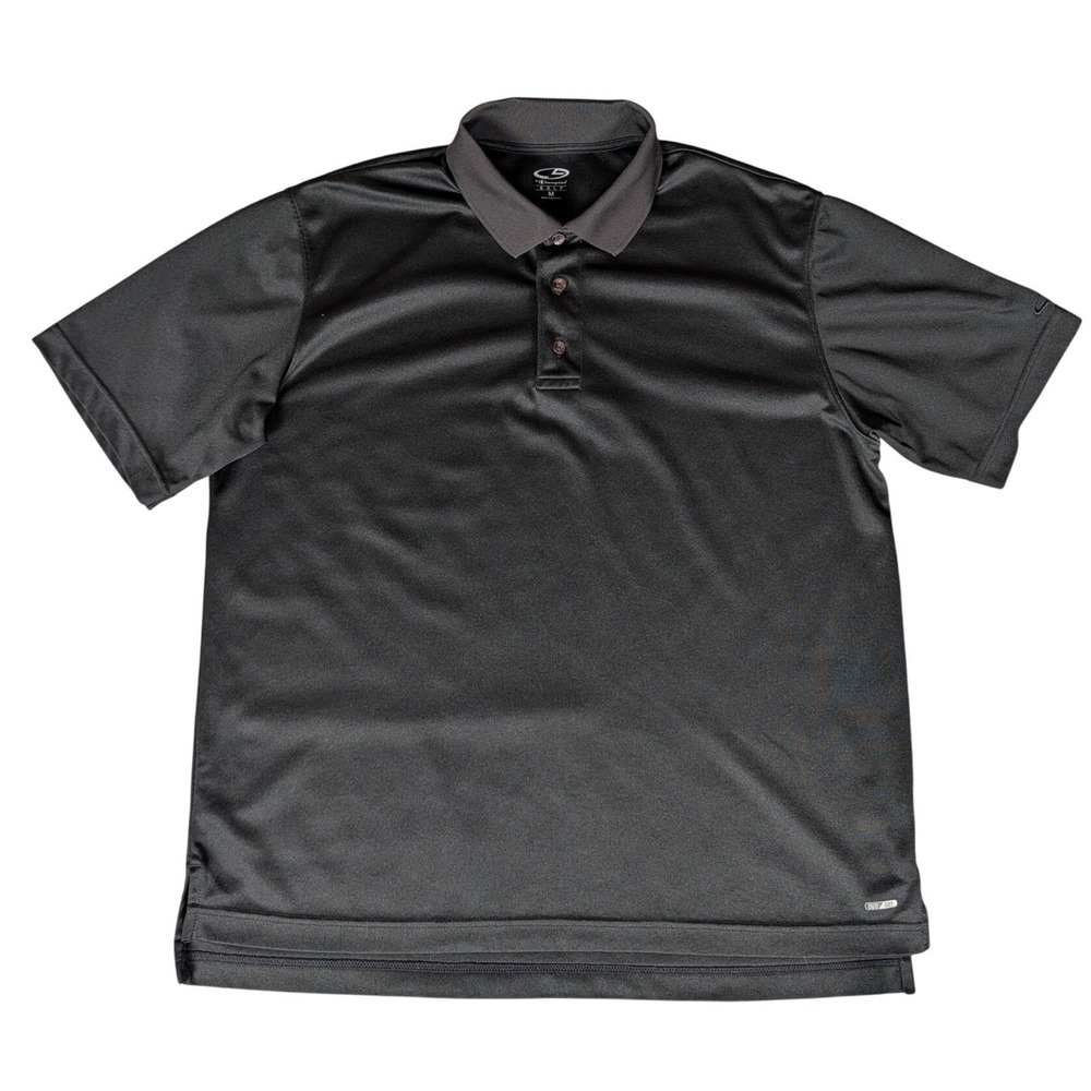 C9 by Champion Golf Men Black Duo Dry Performance Short Sleeve Polo Shirt M
